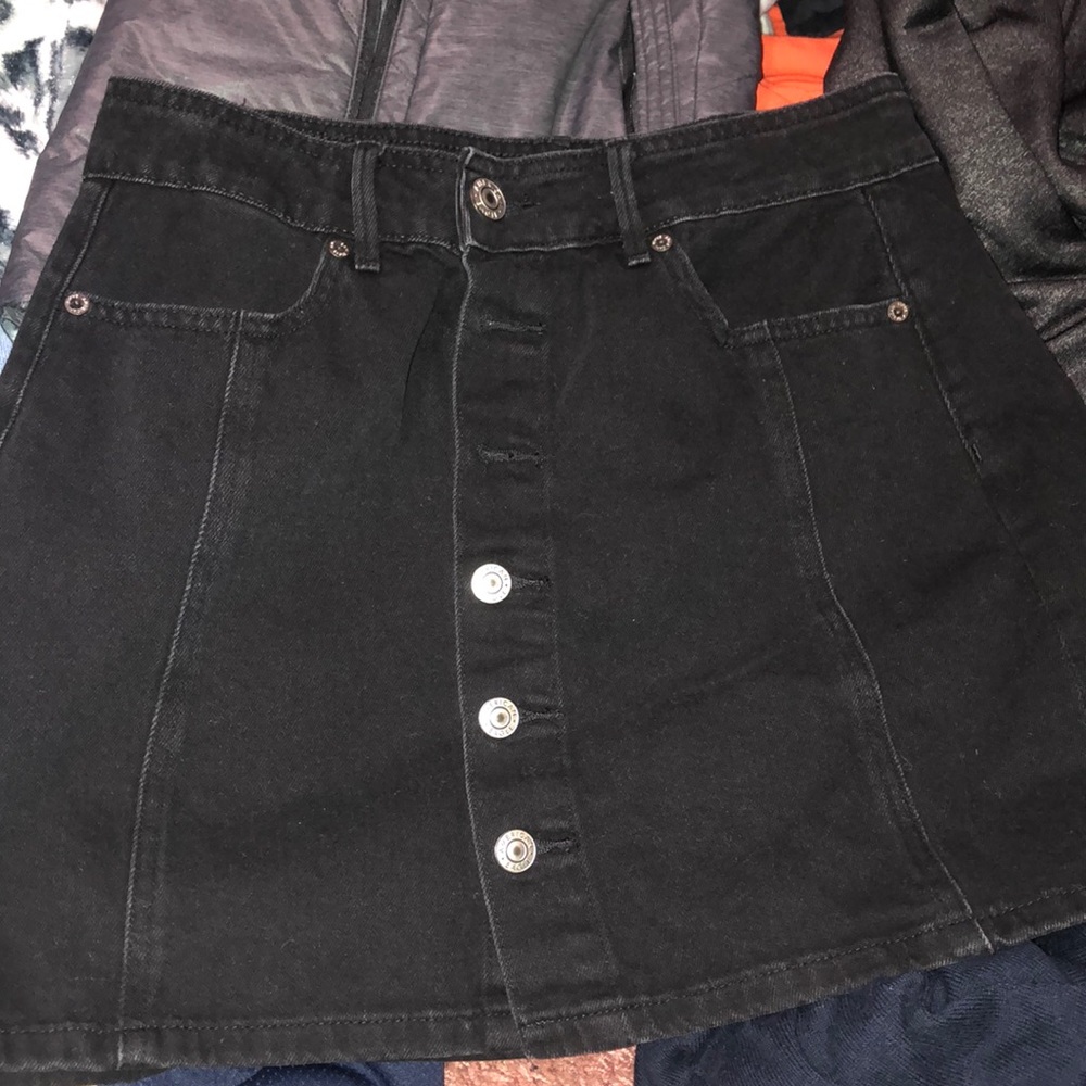 american eagle jean skirt